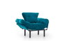 Atelier Del Sofa Nitta Single - Verde petróleo